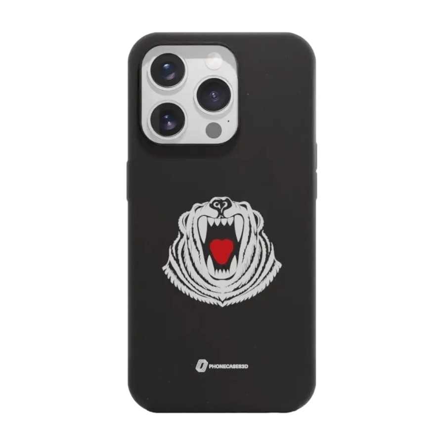 Phonecases3D iPhone 15 Pro Luleå HF komposterbart cover, sort billede 1