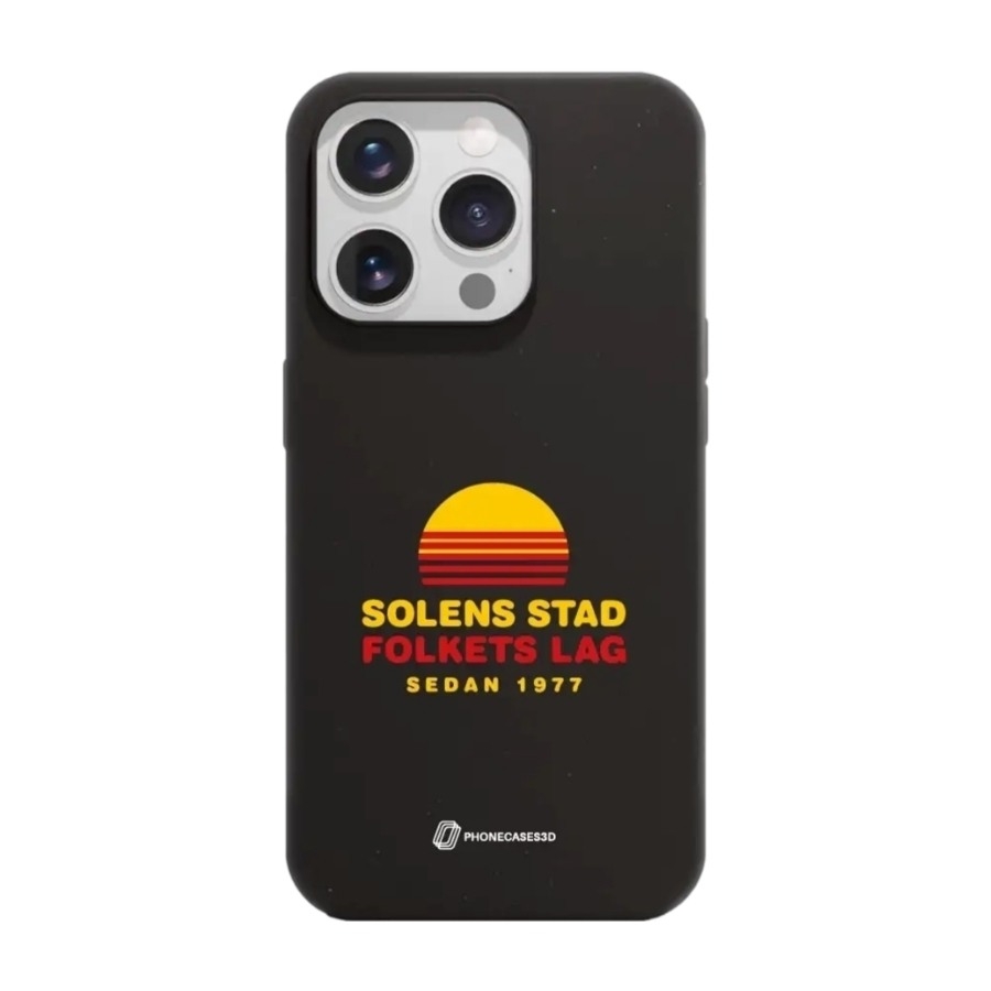 Phonecases3D iPhone 16 Pro Luleå HF komposterbart cover, sort billede 1