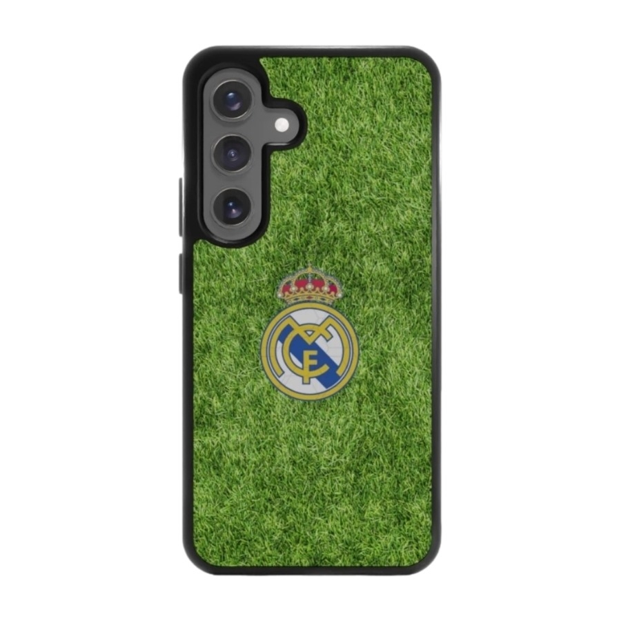 Phonecases3D Samsung Galaxy S25 Real Madrid 3D mobilcover, sort billede 1