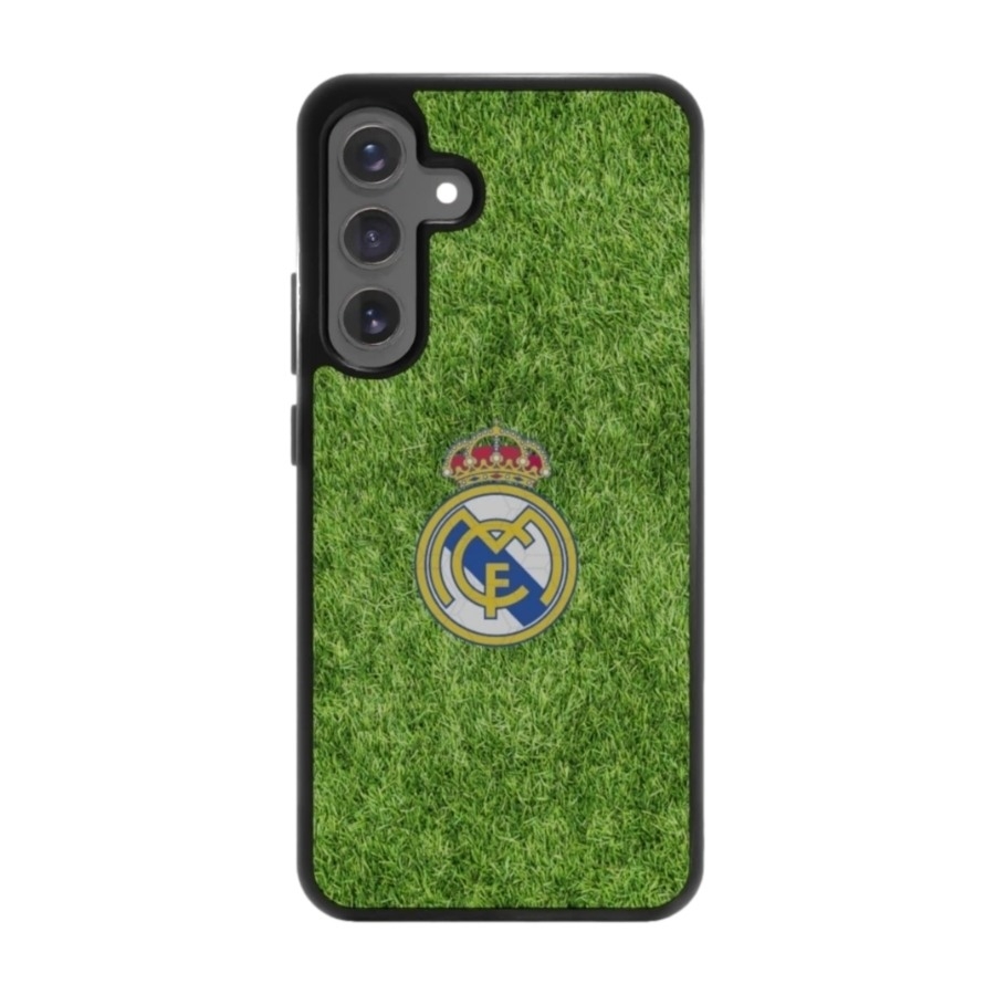 Phonecases3D Samsung Galaxy S25+ Real Madrid 3D mobilcover, sort billede 1