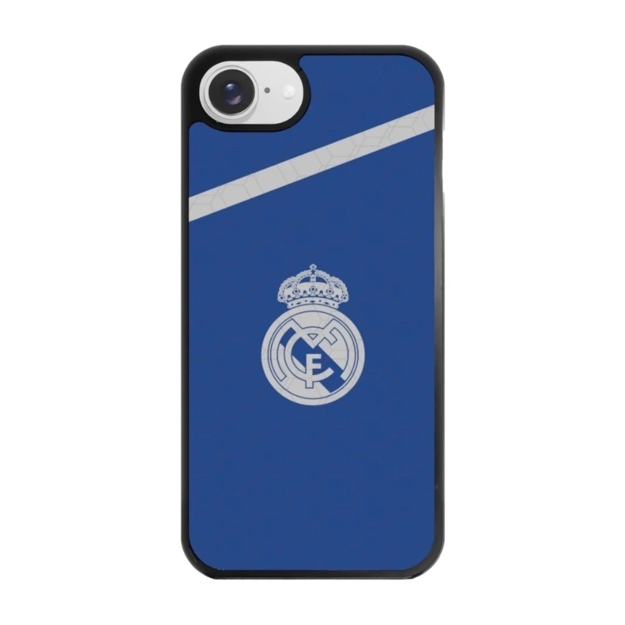 Phonecases3D iPhone 17e/16e Real Madrid 3D mobilcover, sort billede 1