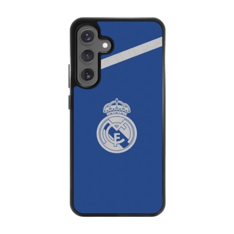 Phonecases3D Samsung Galaxy S25+ Real Madrid 3D mobilcover, sort billede 1