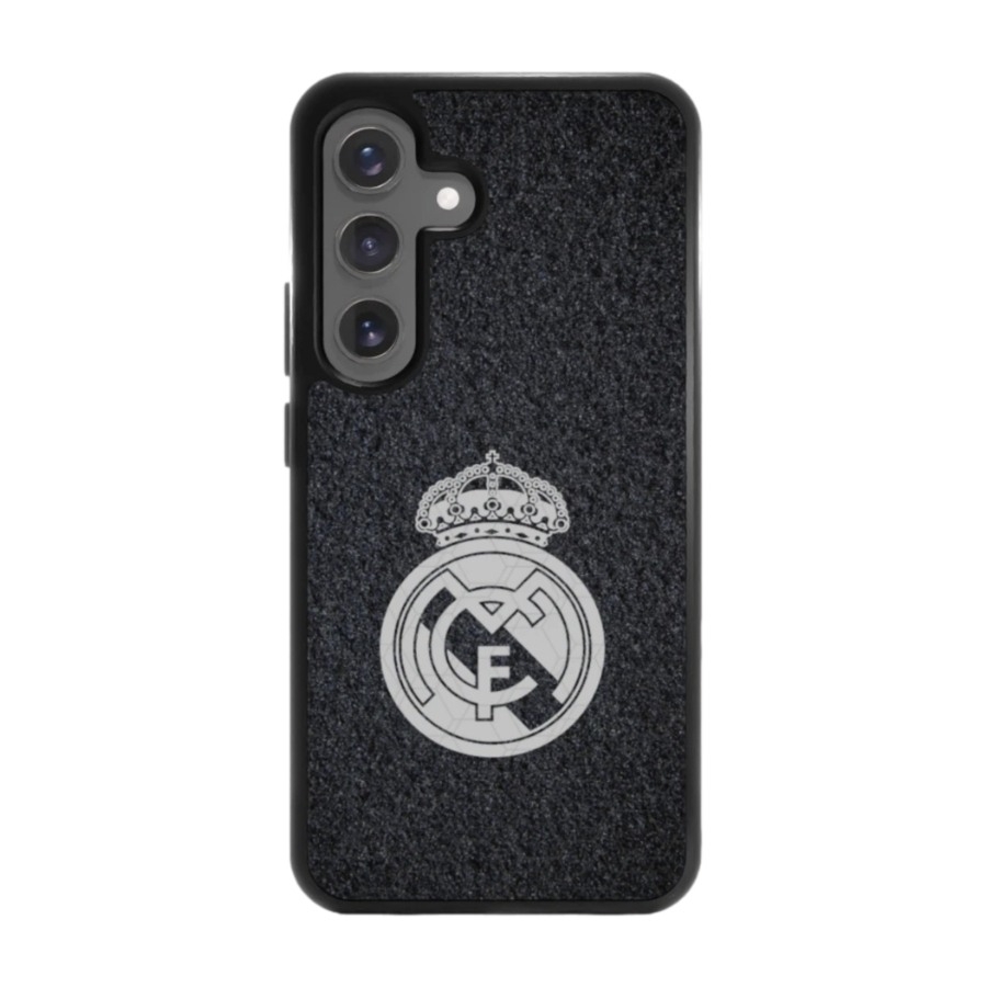 Phonecases3D Samsung Galaxy S25 Real Madrid 3D mobilcover, sort billede 1