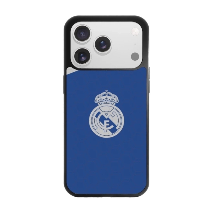 Phonecases3D iPhone 17 Pro Real Madrid 3D mobilcover, sort billede 1