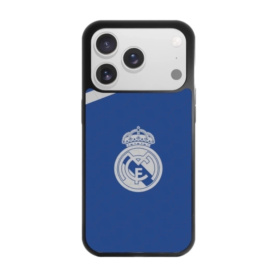 Phonecases3D iPhone 17 Pro Max Real Madrid 3D mobilcover, sort billede 1