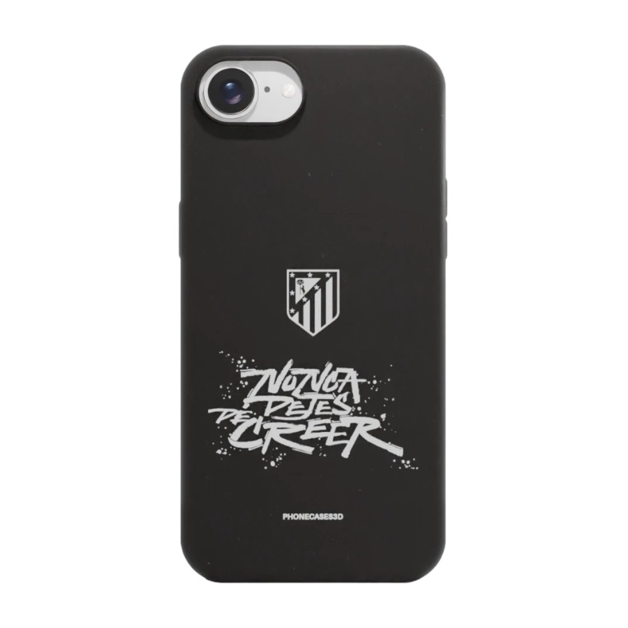 Phonecases3D iPhone 17e/16e Atlético de Madrid komposterbart cover, sort billede 1