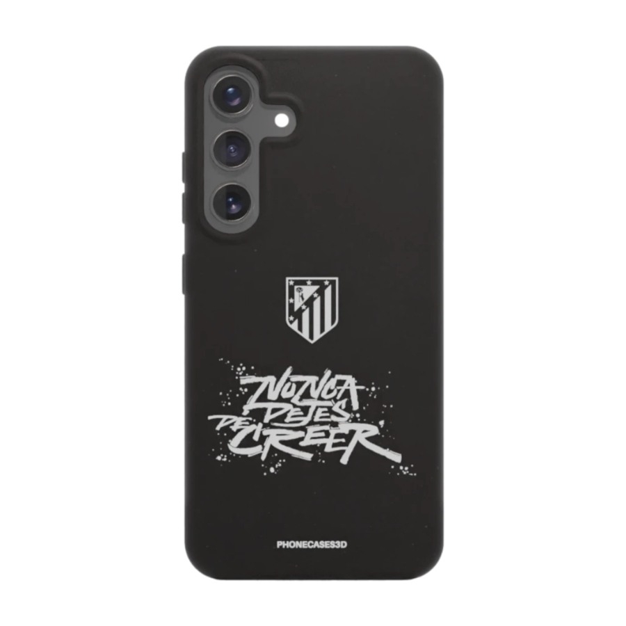 Phonecases3D Samsung Galaxy S25+ Atlético de Madrid komposterbart cover, sort billede 1