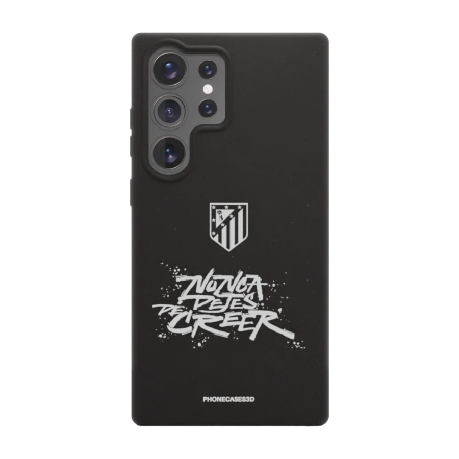 Phonecases3D Samsung Galaxy S25 Ultra Atlético de Madrid komposterbart cover, sort billede 1
