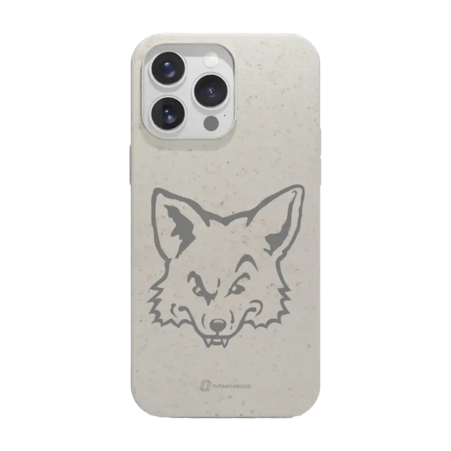Phonecases3D iPhone 16 Pro Max Pixbo IBK komposterbart cover, hvid billede 1