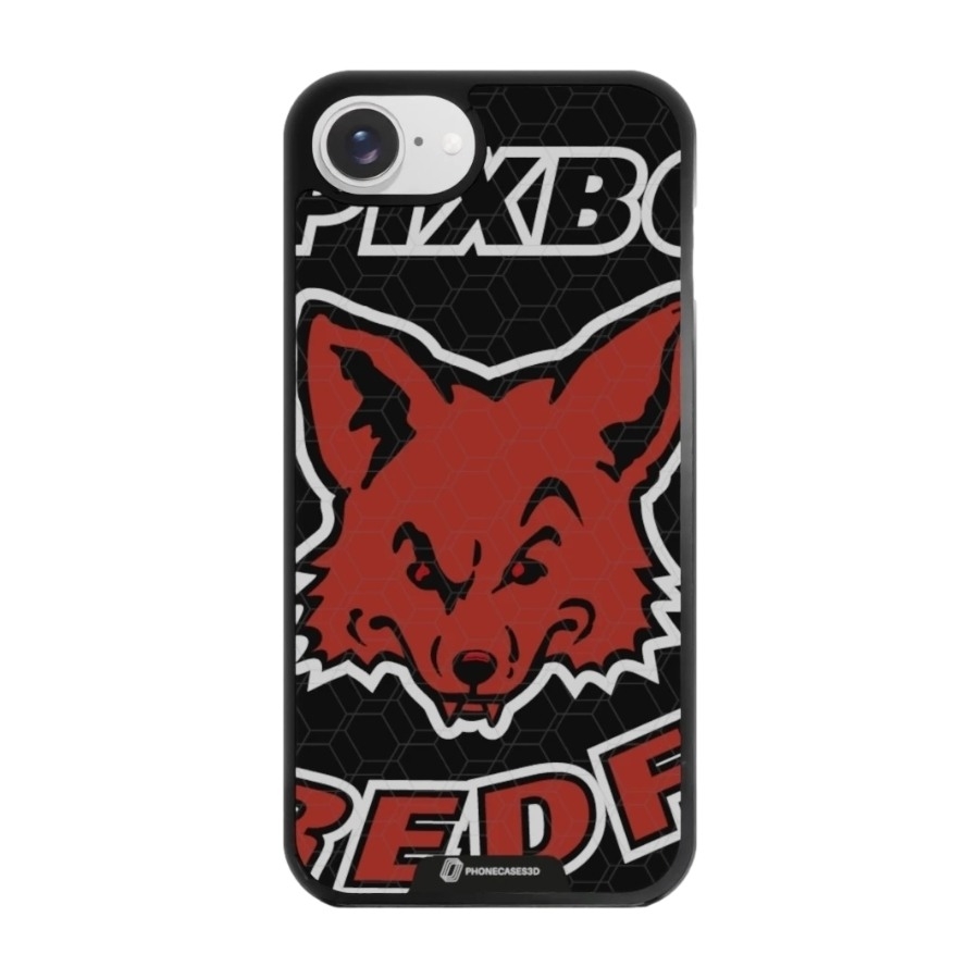 Phonecases3D iPhone 17e/16e Pixbo IBK 3D mobilcover, sort billede 1