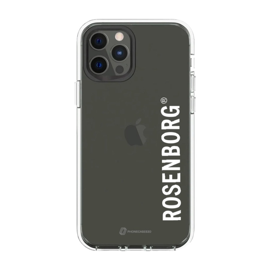 Phonecases3D iPhone 12 RBK Clear case -mobilcover, sort billede 1