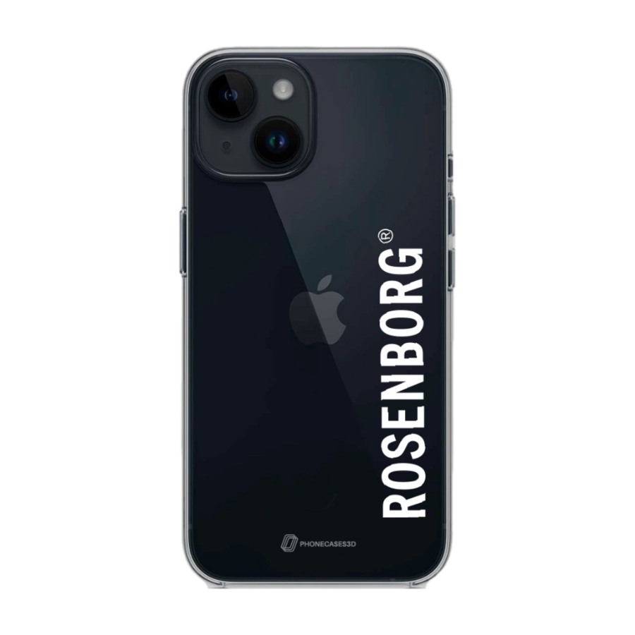 Phonecases3D iPhone 14 RBK Clear case -mobilcover, sort billede 1