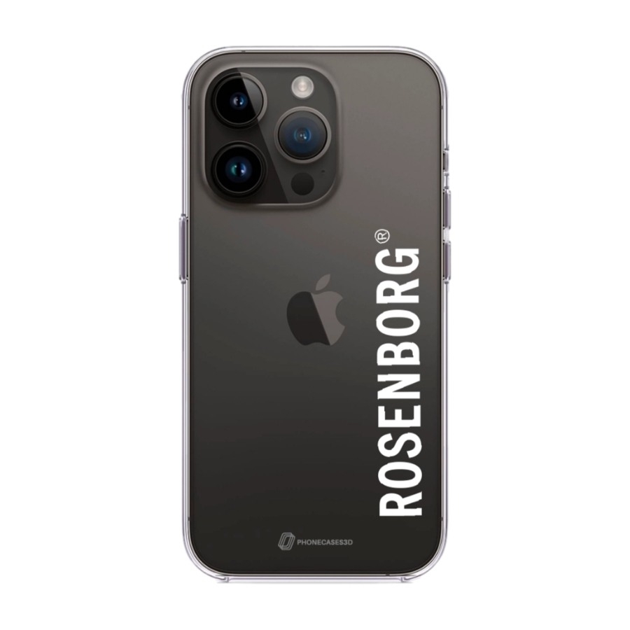 Phonecases3D iPhone 14 Pro RBK Clear case -mobilcover, sort billede 1