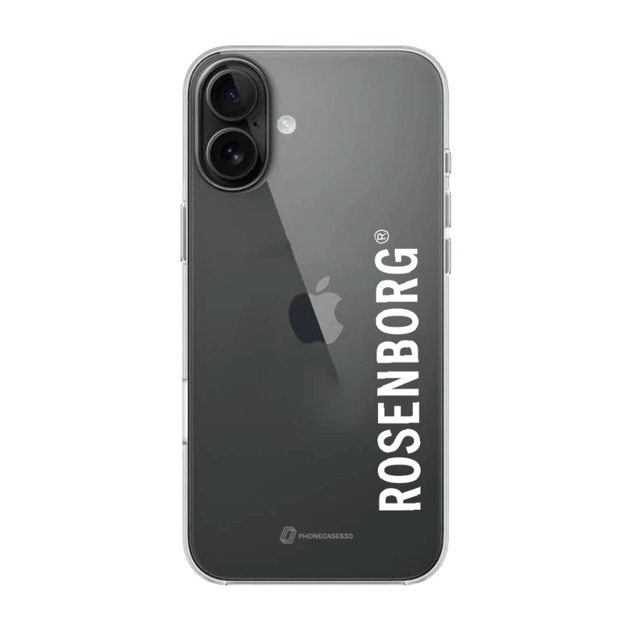 Phonecases3D iPhone 16 Plus RBK Clear case -mobilcover, sort billede 1