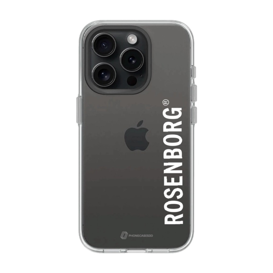 Phonecases3D iPhone 16 Pro Max RBK Clear case -mobilcover, sort billede 1