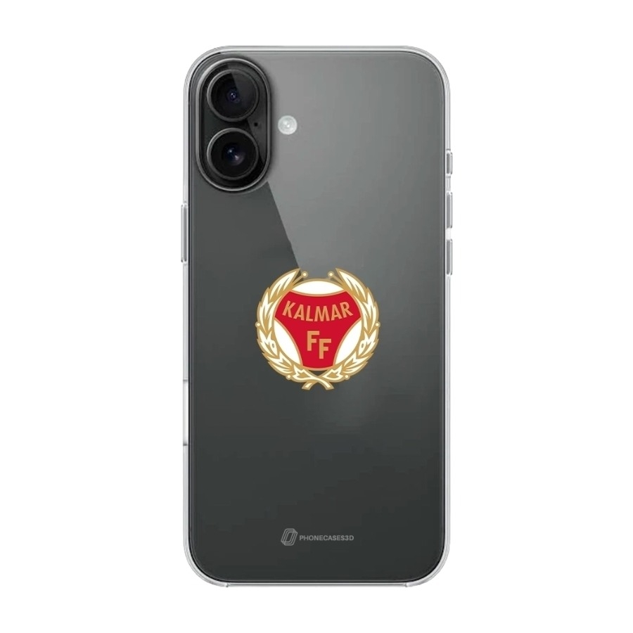 Phonecases3D iPhone 16 Plus Kalmar FF Clear case -mobilcover, sort billede 1