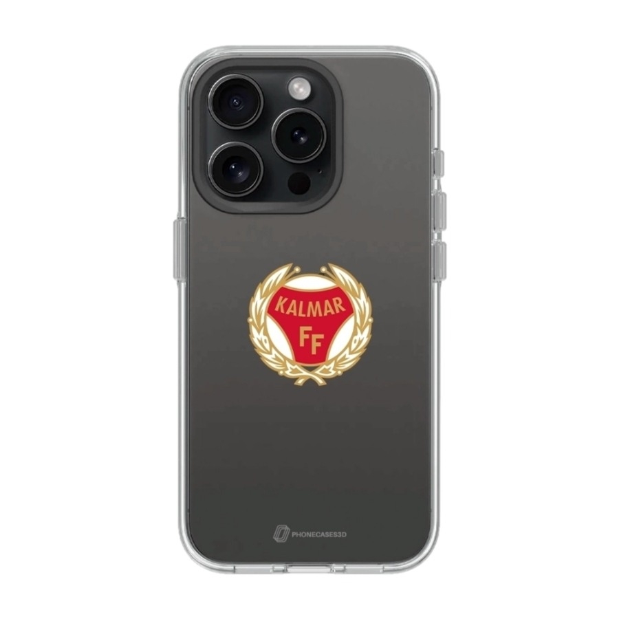 Phonecases3D iPhone 16 Pro Max Kalmar FF Clear case -mobilcover, sort billede 1