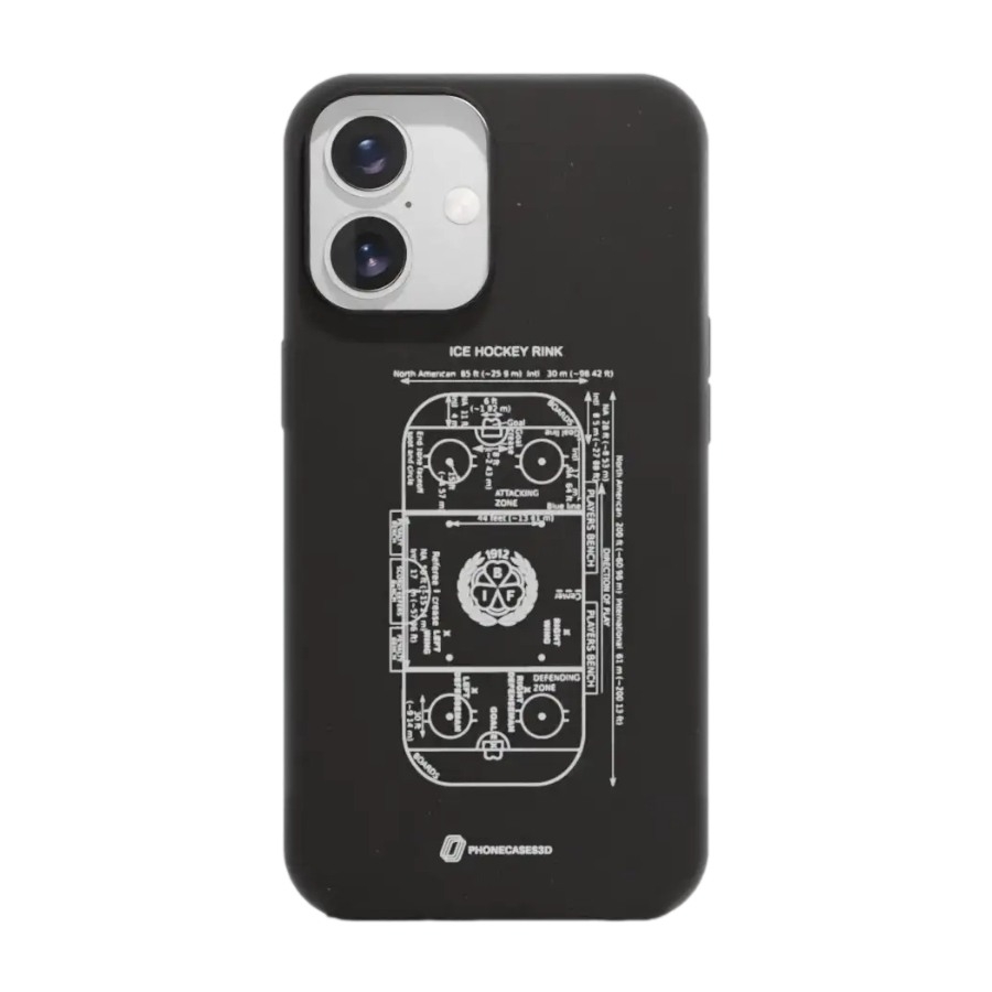 Phonecases3D iPhone 16 Brynäs IF komposterbart cover, sort billede 1
