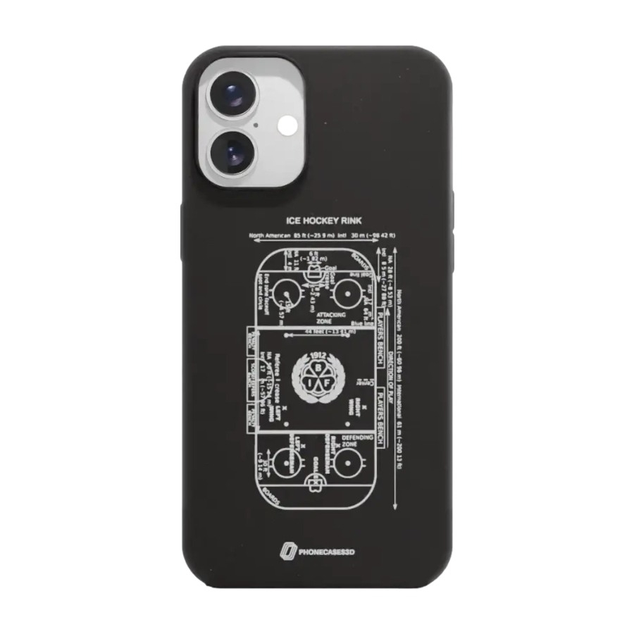Phonecases3D iPhone 16 Plus Brynäs IF komposterbart cover, sort billede 1