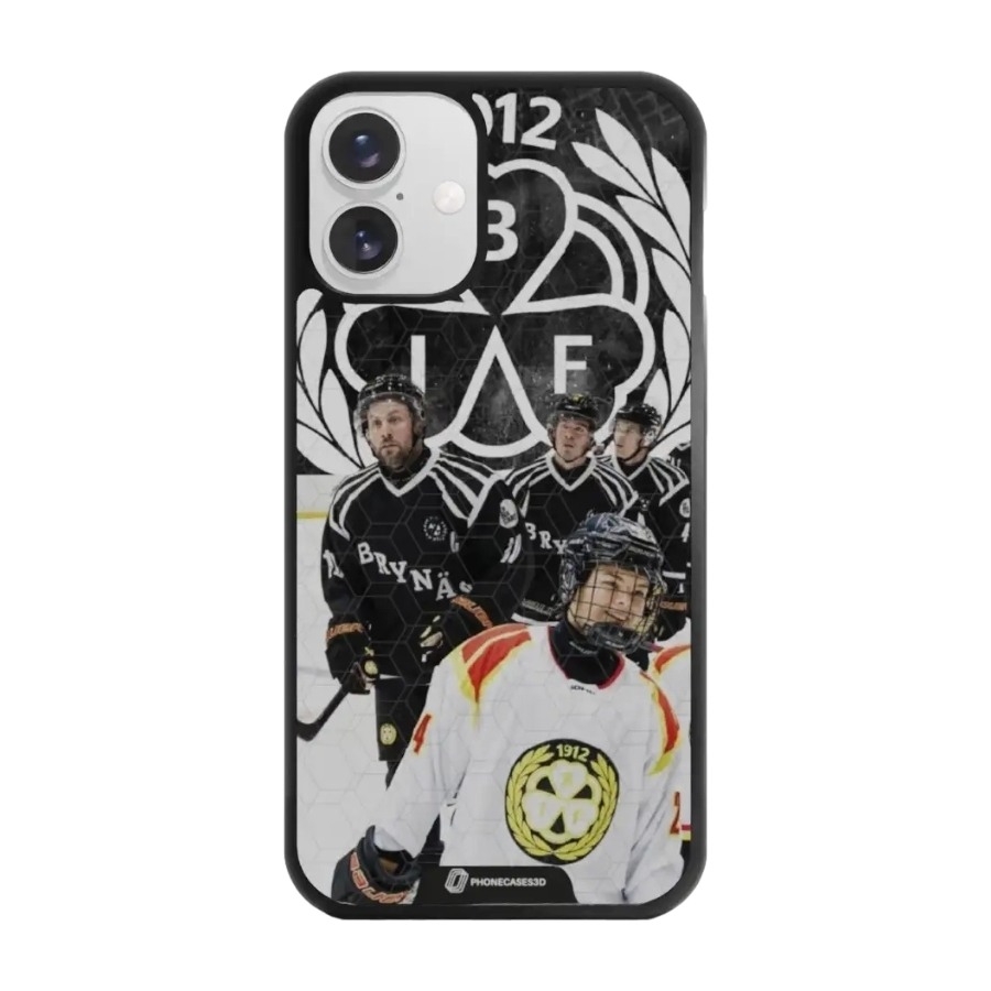Phonecases3D iPhone 16 Plus Brynäs IF 3D mobilcover, sort billede 1