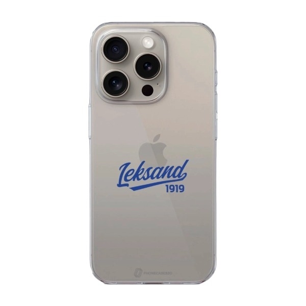 Phonecases3D iPhone 16 Pro Leksands IF Clear case -mobilcover, hvid billede 1