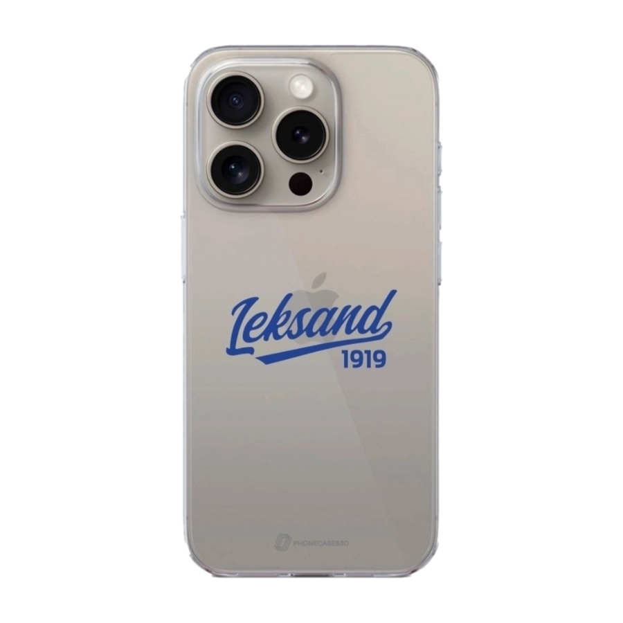 Phonecases3D iPhone 16 Pro Max Leksands IF Clear case -mobilcover, hvid billede 1