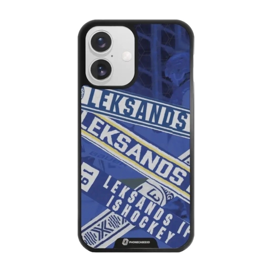 Phonecases3D iPhone 16 Leksands IF 3D mobilcover, sort billede 1
