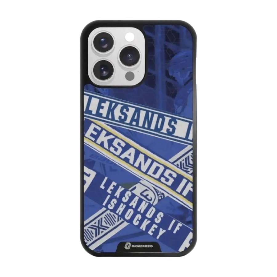 Phonecases3D iPhone 16 Pro Max Leksands IF 3D mobilcover, sort billede 1