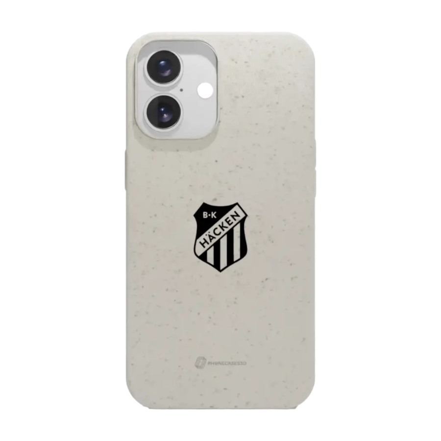 Phonecases3D iPhone 16 BK Häcken komposterbart cover, hvid billede 1