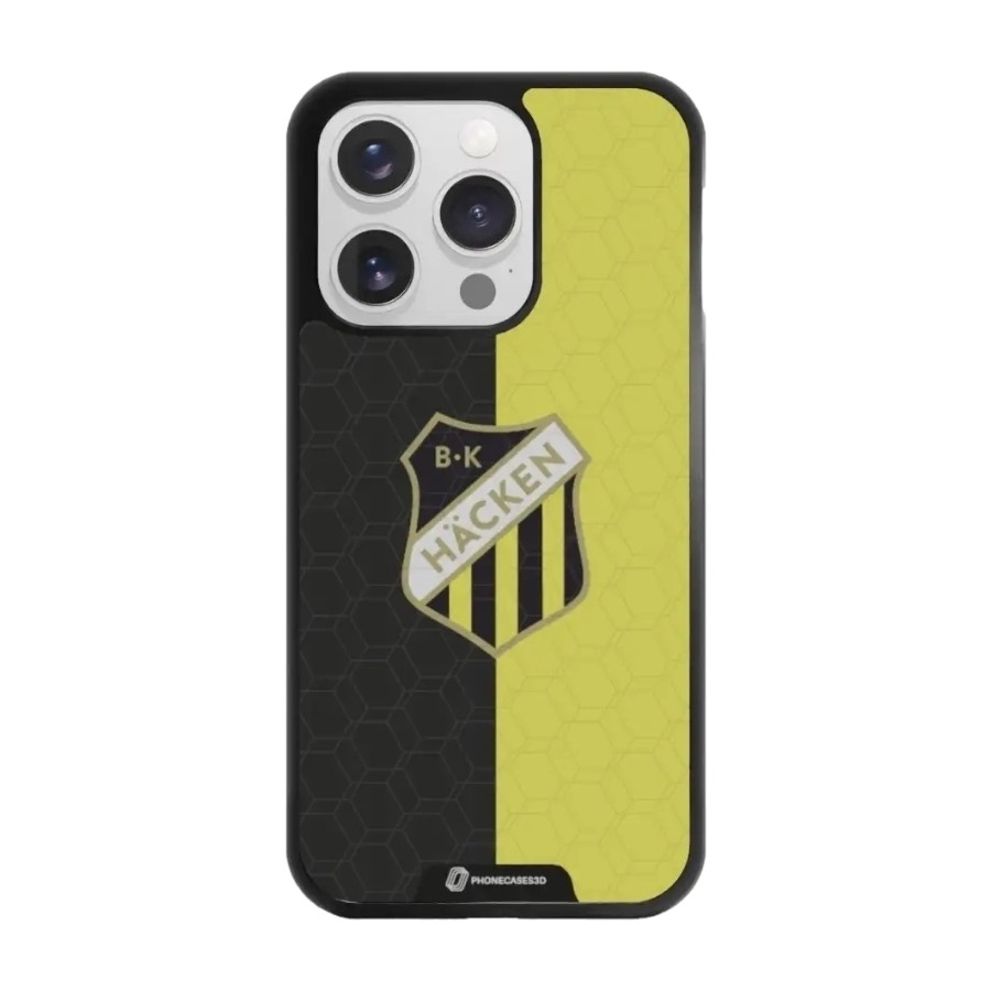 Phonecases3D iPhone 16 Pro BK Häcken 3D mobilcover, sort billede 1