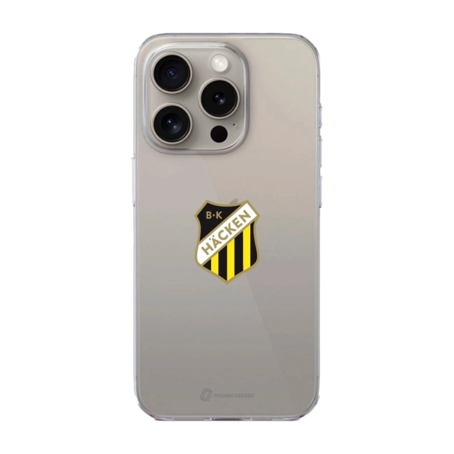 Phonecases3D iPhone 16 Pro Max BK Häcken Clear case -mobilcover, hvid billede 1