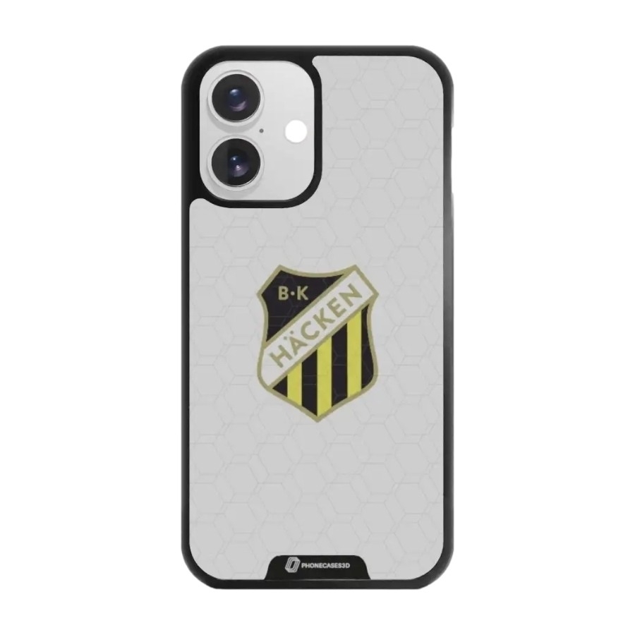 Phonecases3D iPhone 16 BK Häcken 3D mobilcover, sort billede 1