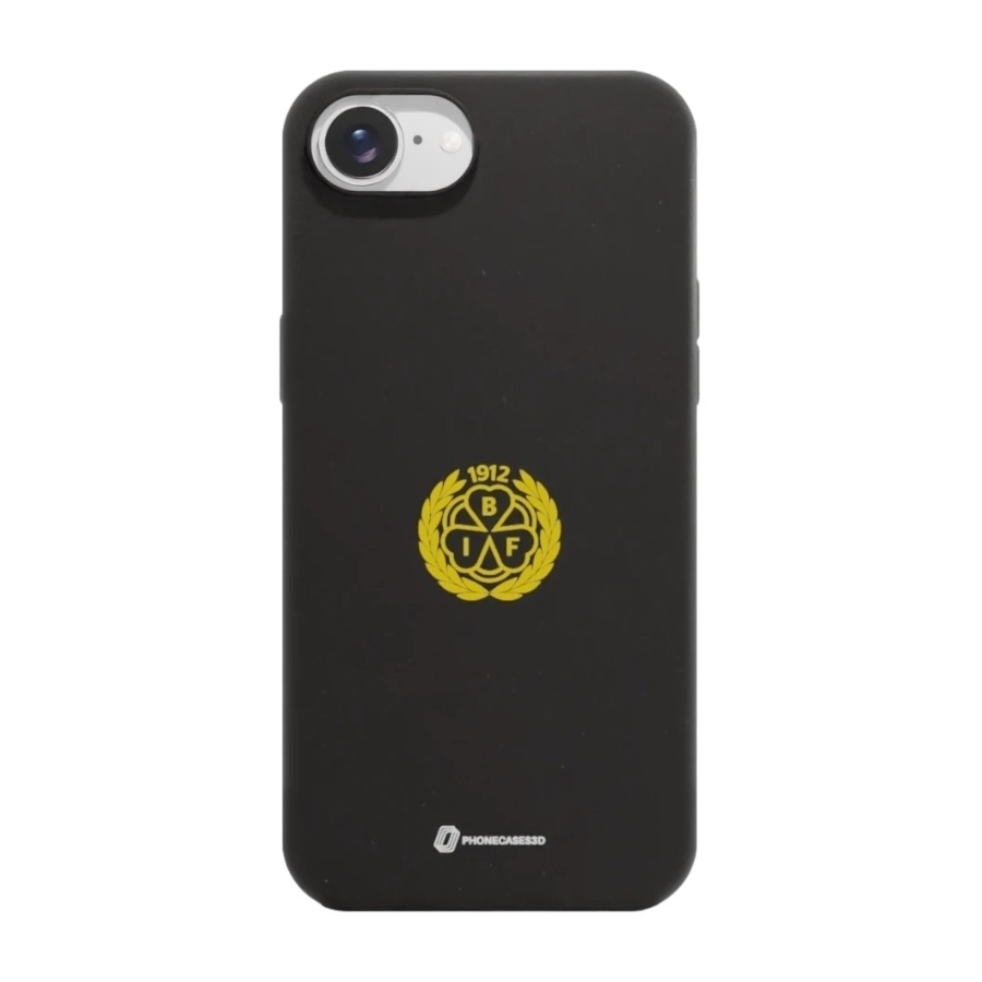Phonecases3D iPhone 17e/16e Brynäs IF komposterbart cover, sort billede 1
