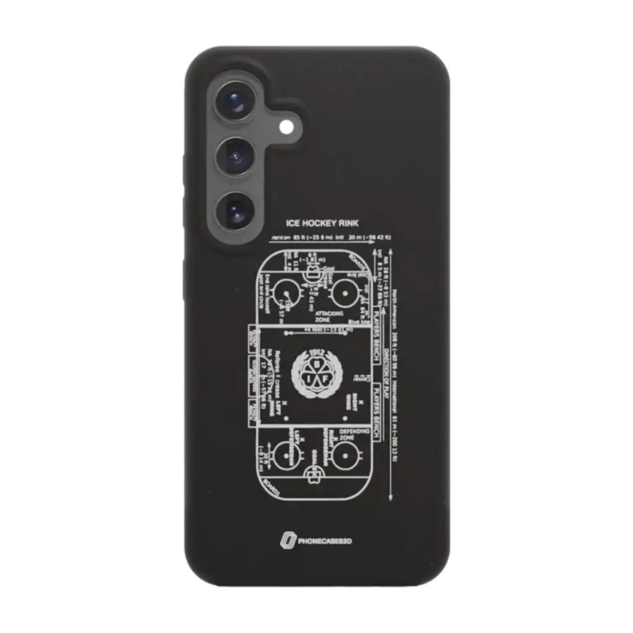 Phonecases3D Samsung Galaxy S25 Brynäs IF komposterbart cover, sort billede 1
