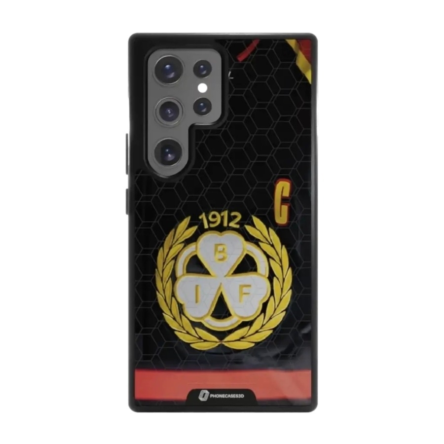Phonecases3D Samsung Galaxy S25 Ultra Brynäs IF 3D mobilcover, sort billede 1