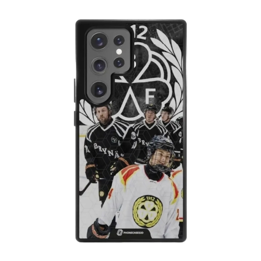Phonecases3D Samsung Galaxy S25 Ultra Brynäs IF 3D mobilcover, sort billede 1