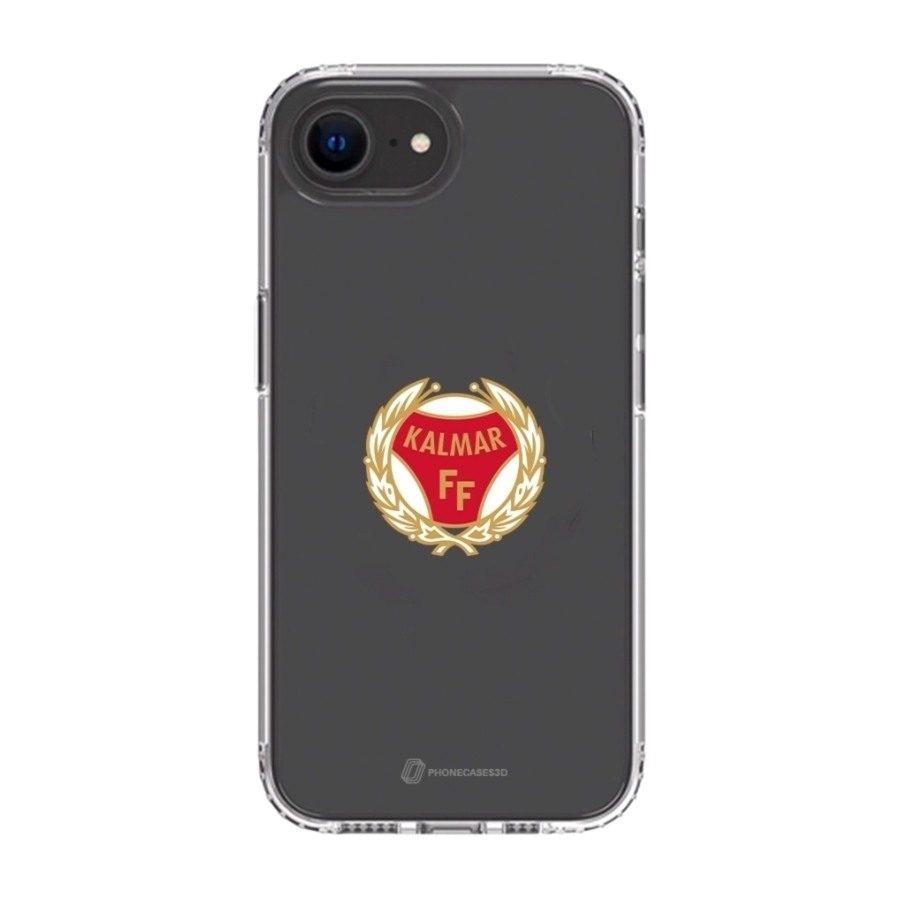 Phonecases3D iPhone 17e/16e Kalmar FF Clear case -mobilcover, sort billede 1