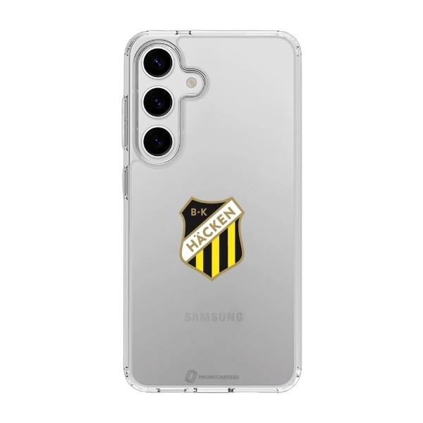 Phonecases3D Samsung Galaxy S25 BK Häcken Clear case -mobilcover, hvid billede 1
