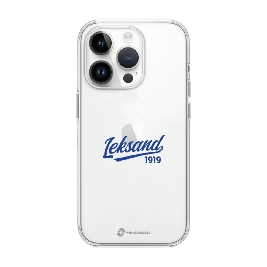 Phonecases3D iPhone 13 Pro Leksands IF Clear case -mobilcover, hvid billede 1