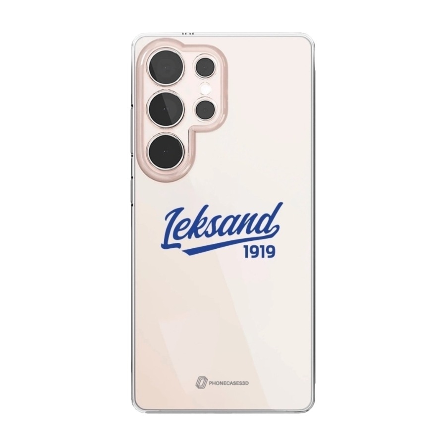 Phonecases3D Samsung Galaxy S25 Ultra Leksands IF Clear case -mobilcover, hvid billede 1