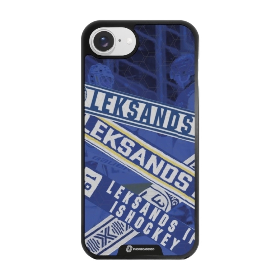 Phonecases3D iPhone 17e/16e Leksands IF 3D mobilcover, sort billede 1