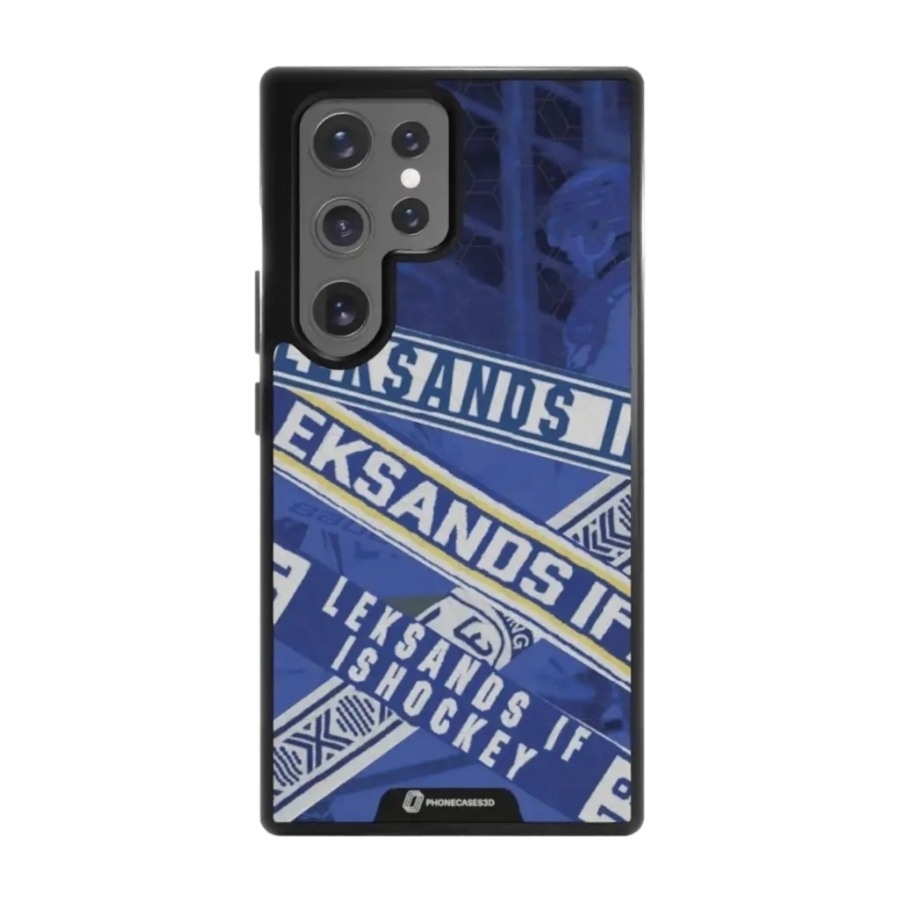 Phonecases3D Samsung Galaxy S25 Ultra Leksands IF 3D mobilcover, sort billede 1