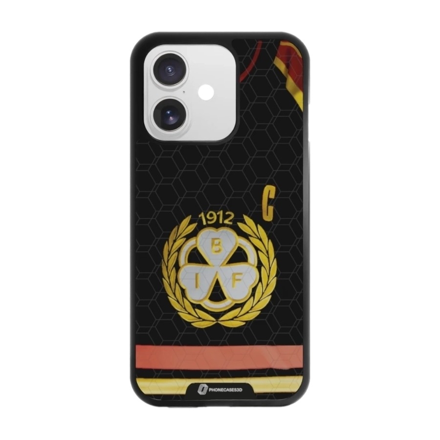 Phonecases3D iPhone 17 Brynäs IF 3D mobilcover, sort billede 1