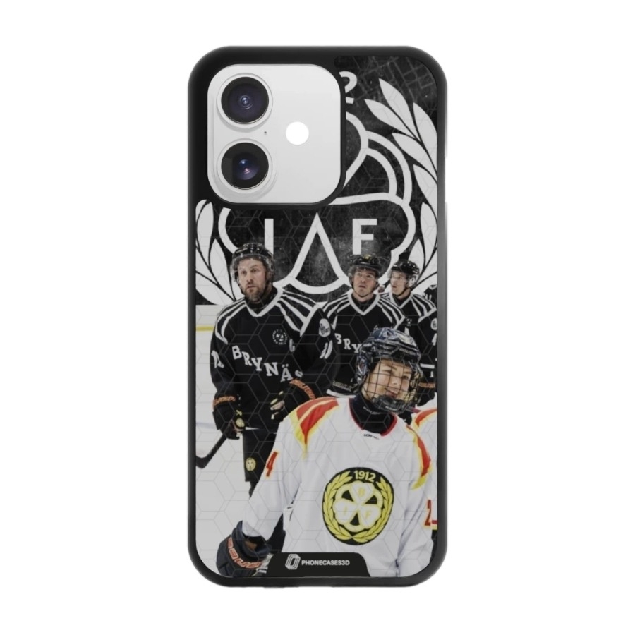 Phonecases3D iPhone 17 Brynäs IF 3D mobilcover, sort billede 1