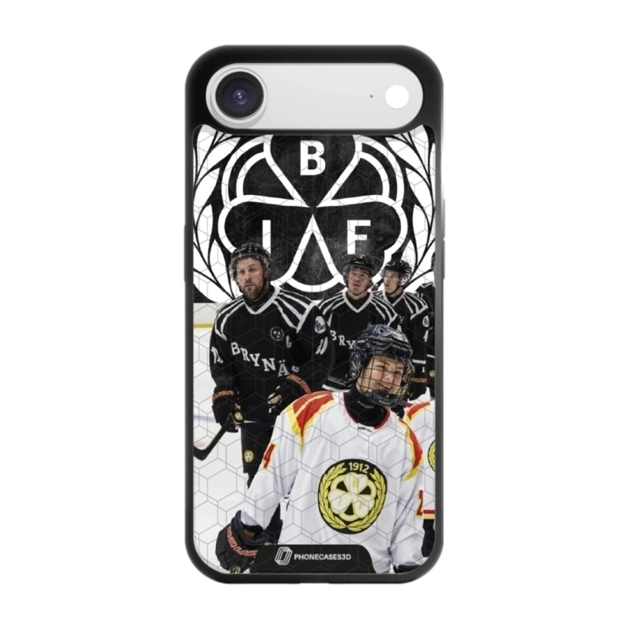 Phonecases3D iPhone Air Brynäs IF 3D mobilcover, sort billede 1