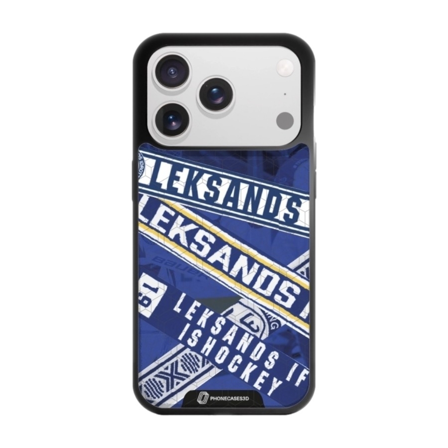 Phonecases3D iPhone 17 Pro Max Leksands IF 3D mobilcover, sort billede 1