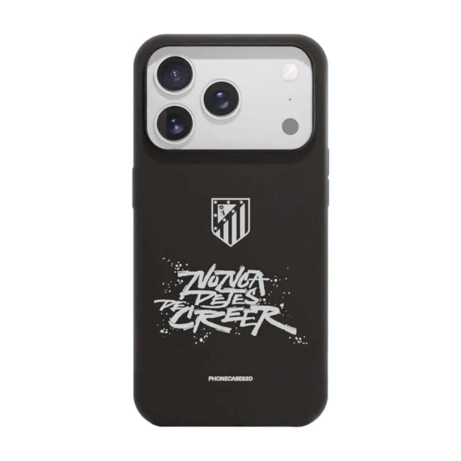 Phonecases3D iPhone 17 Pro Atlético de Madrid komposterbart cover, sort billede 1