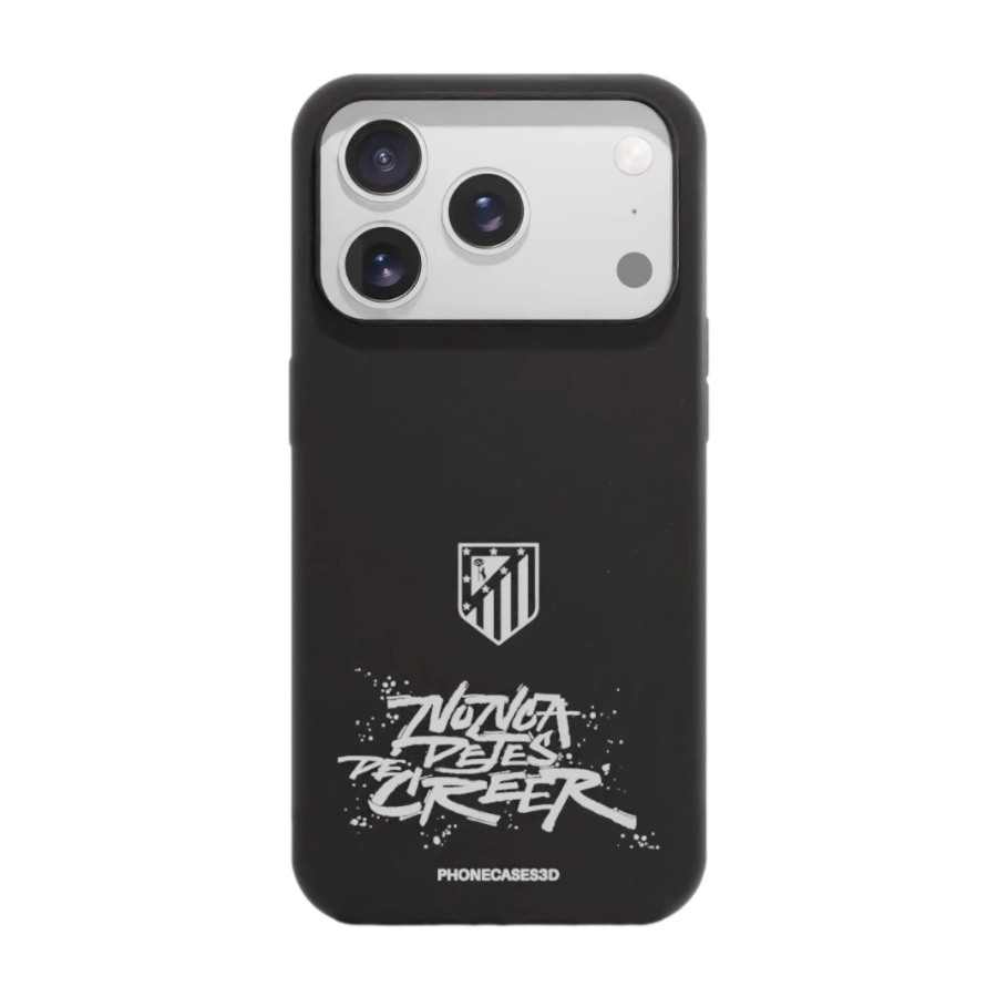 Phonecases3D iPhone 17 Pro Max Atlético de Madrid komposterbart cover, sort billede 1