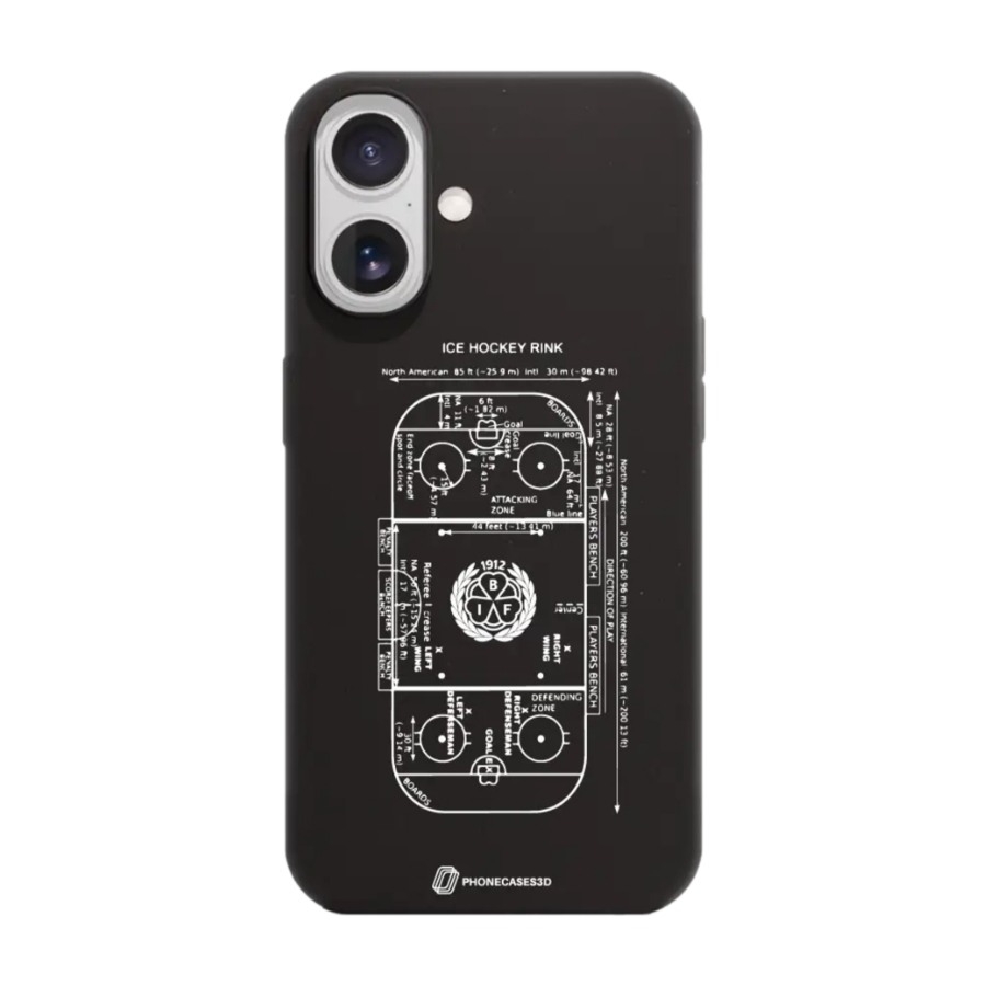 Phonecases3D iPhone 17 Brynäs IF komposterbart cover, sort billede 1