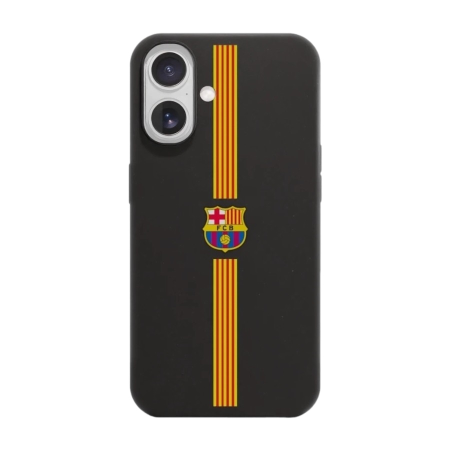 Phonecases3D iPhone 17 FC Barcelona komposterbart cover, sort billede 1